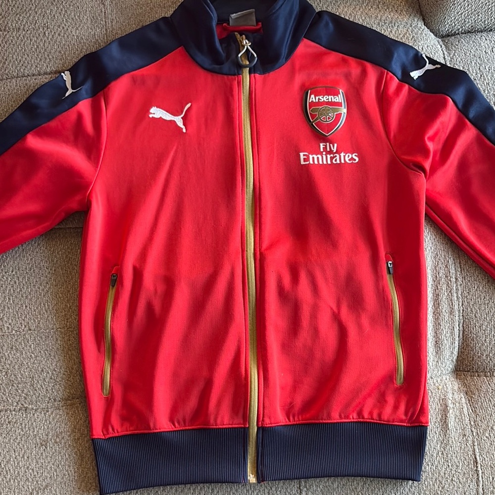 Puma Arsenal Red and Navy Jacket